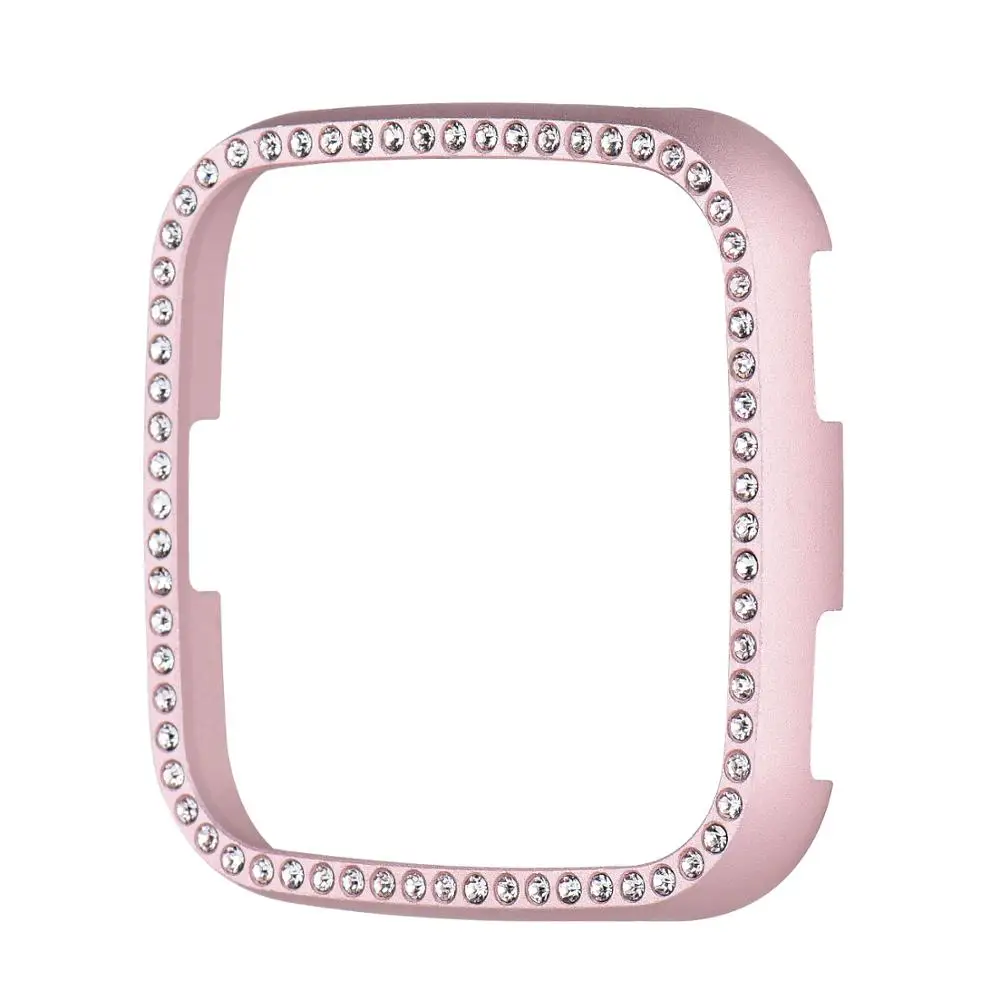

Facotory For fitbit versa case cover Diamond Aluminum alloy Frame bumper versa metal case protective shell