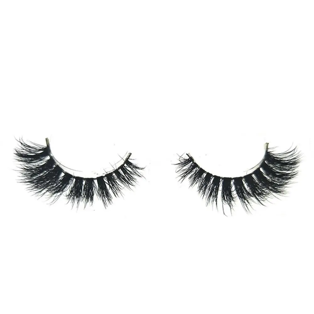 Объемные норковые накладные ресницы из норки пушистые ручной работы