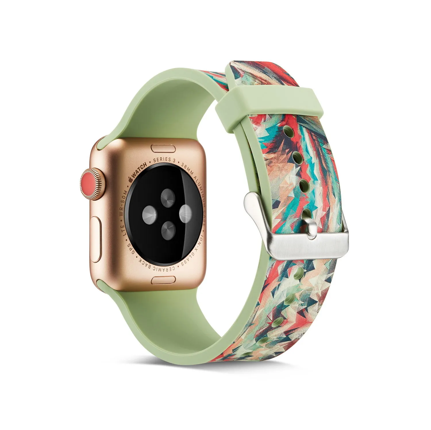 Силиконовый ремешок для часов apple watch series 4 3 44 мм 40 спортивных iwatch 2 1 аксессуары iphone