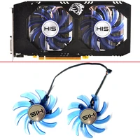 2pcs fdc10h12s9 c 85mm 4pin rx470 eth cooling fan for his rx470 480 rx 570 graphics card cooling video card fan