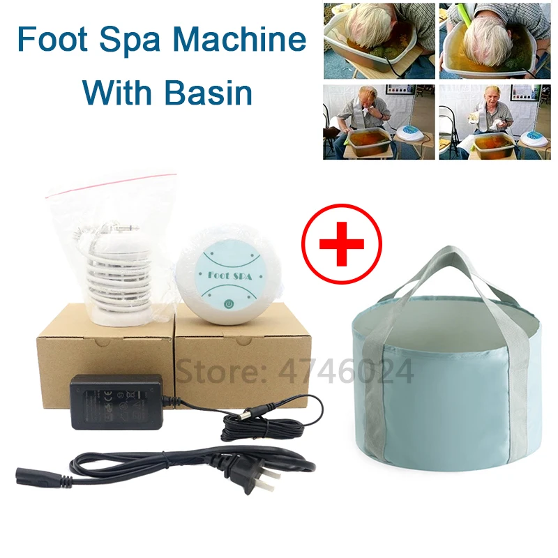 Горячая детоксикация массаж ног машина спа для с умывальником ионное Очищение