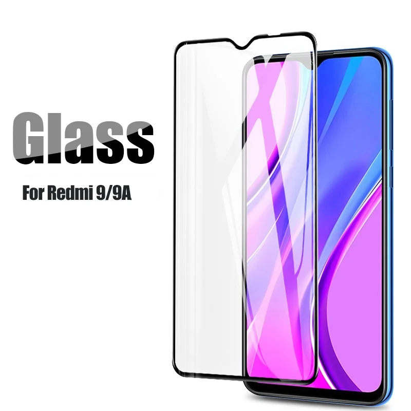 

Закаленное стекло с полным покрытием для Xiaomi Redmi 9 india Version, Защита экрана для Redmi 9 9A 9C 9i для Redmi 9, стекло