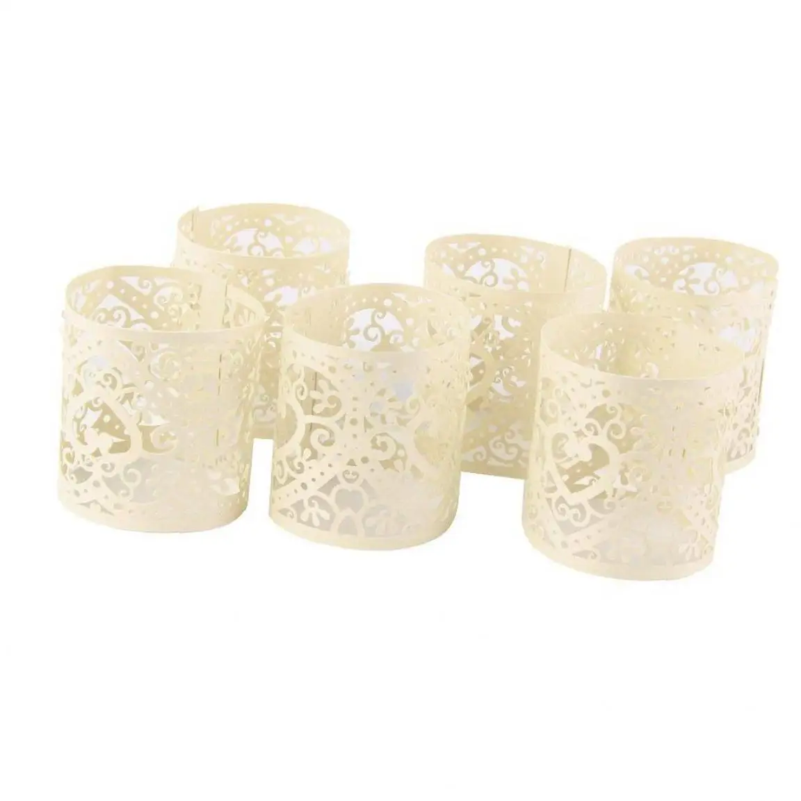 6 шт Свадебные Рождественские светодиодные Чайные подсвечники украшение стола 4x4