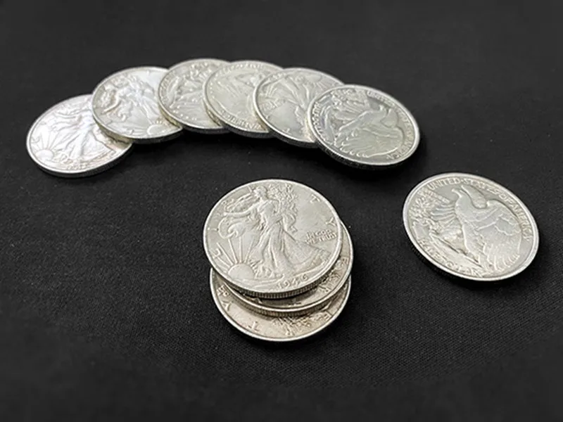 Walking Liberty Coin (половина размера доллара) Волшебная монета для фокусов