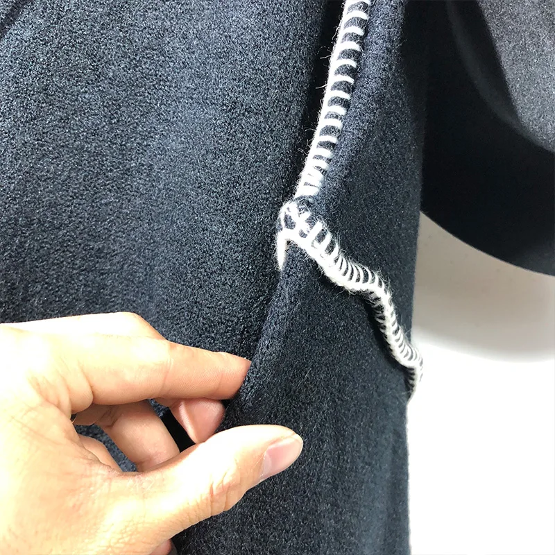 Толстовка мужская хлопковая в готическом стиле с высоким воротником | Мужская