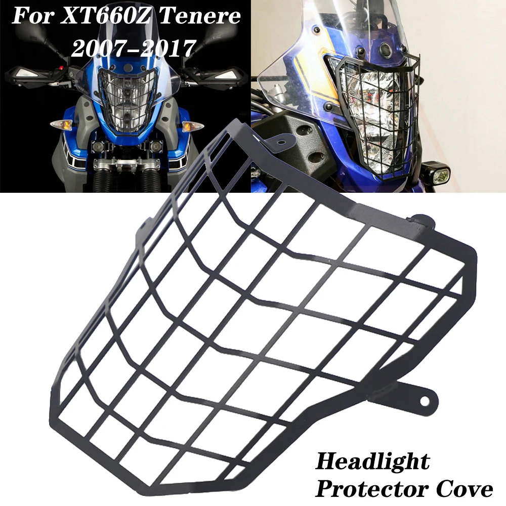 

XT 660 Z Front Headlight Grille Cover Protector For Yamaha XT660Z Tenere 2007-2017 2016 2015 2014 2013 2012 2011 2010 2009 2008