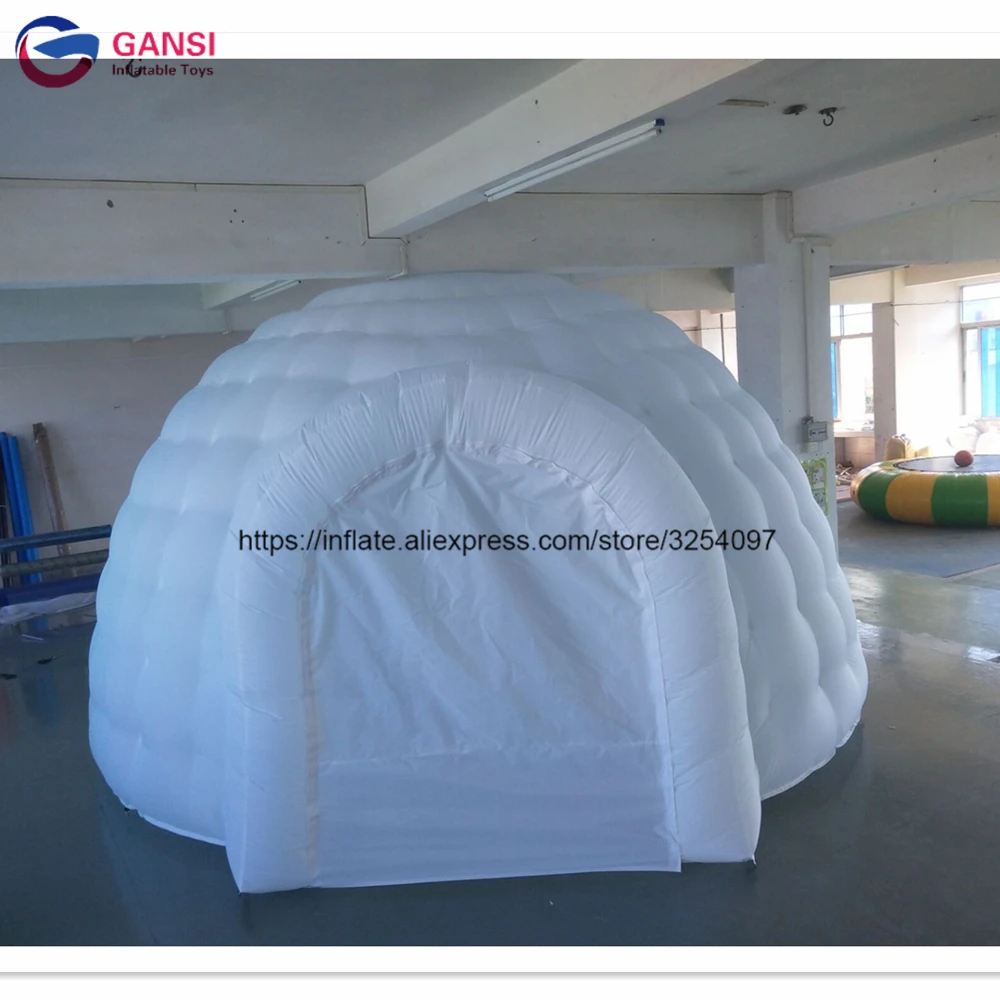 Бесплатная доставка. Надувной шатер igloo. свадебный под заказ. Светодиодный