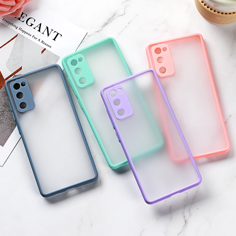 Transparent Case For Samsung Galaxy S20 FE Cases Luxury Phone Funda Samsung S21 Ultra Plus A32 A52 A53 A33 A72 A21s A12 Cover