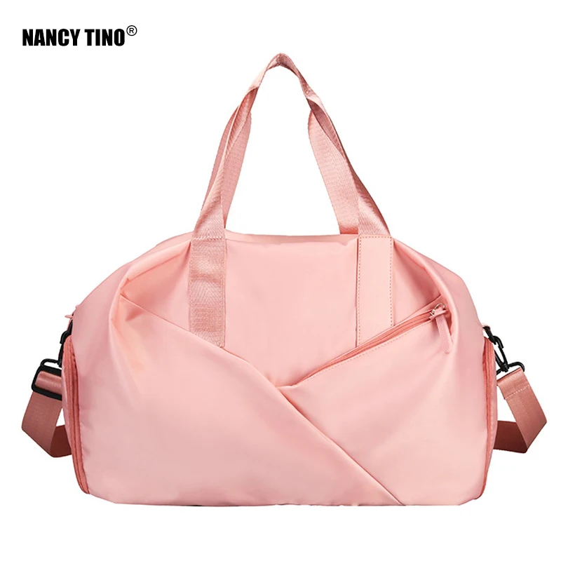 

NANCY TINO Sport Gym Bag Fitness Dry and Wet Separation Yoga Bag Waterproof Travel Shoes Handbag Women's Shoes Shoulder Bag