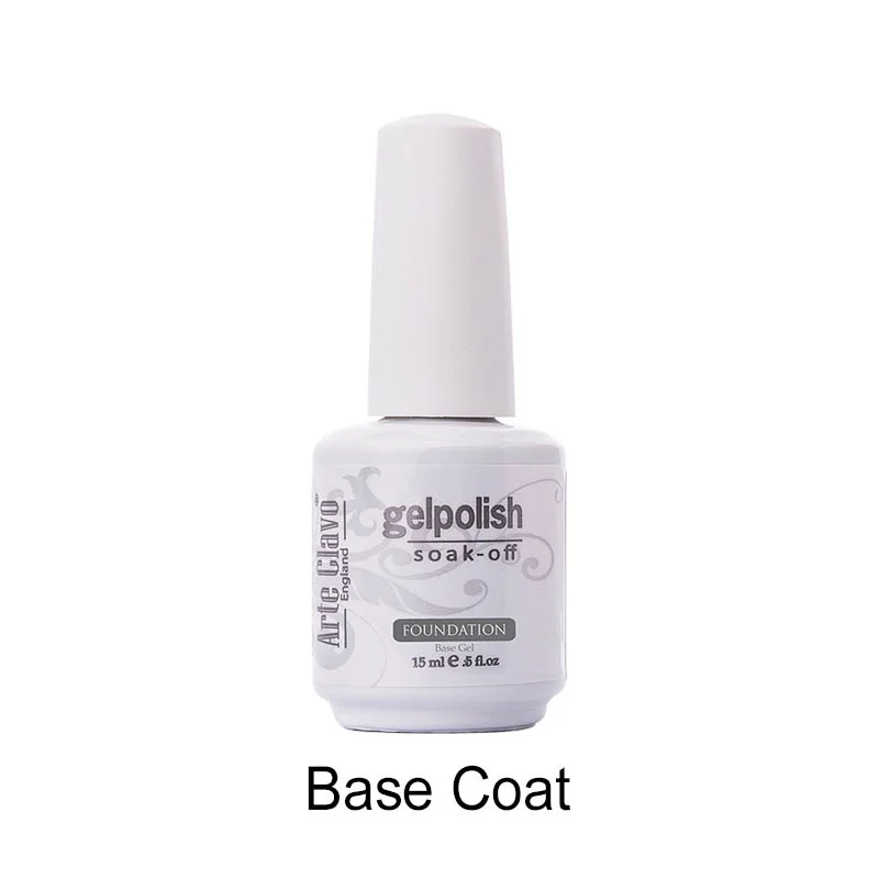 15ml Base Coat Arte Clavo верхнее Базовое покрытие праймер гель для нанесения основания лак Гибридный впитывающий 15 мл стойкий лак для ногтей маникюр гель лак - Color: 15ml Base Coat