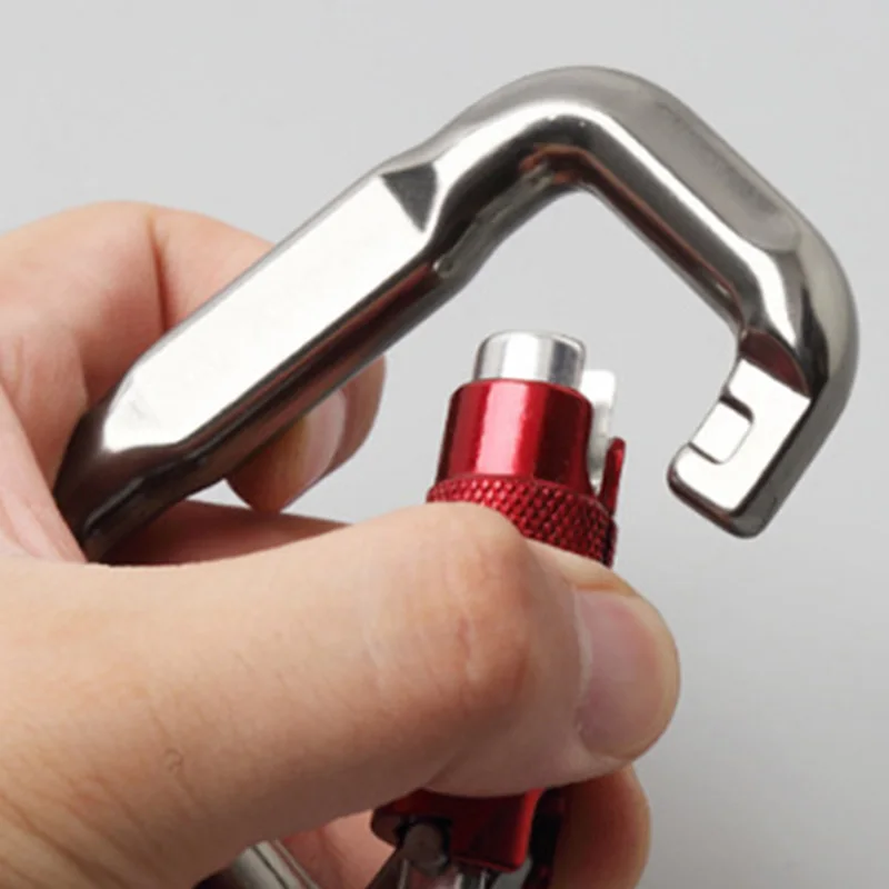 Сплав Карабин витой автоматический замок крюк прямоугольный парапланер ссылка