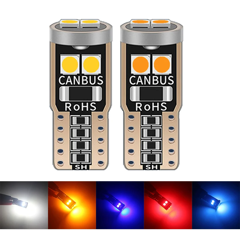 2x W5W Car Interior light For Kia Rio 3 Ceed Toyota Corolla 2008 Avensis C-HR RAV4 Mazda 3 6 T10 LED Auto Dome Reading Lamp Bulb |