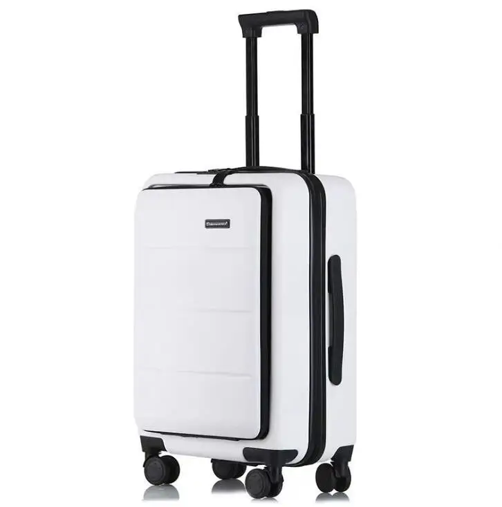white Travel tale 2" 22" 2" дюймов обувь для мужчин и женщин Спиннер сумка для переноски ноутбука на Тележка багажа прочный чемодан на колесиках - Цвет: white