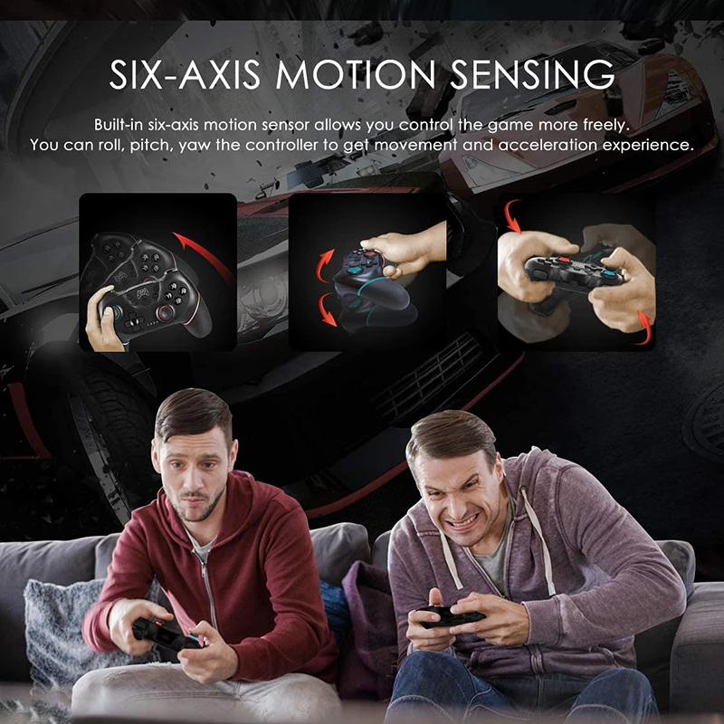 

Wireless Bluetooth Gamepad For Switch Console with 6-Axis For N-Switch Pro Gamepad Video Game USB Joystick Gaming Accessories