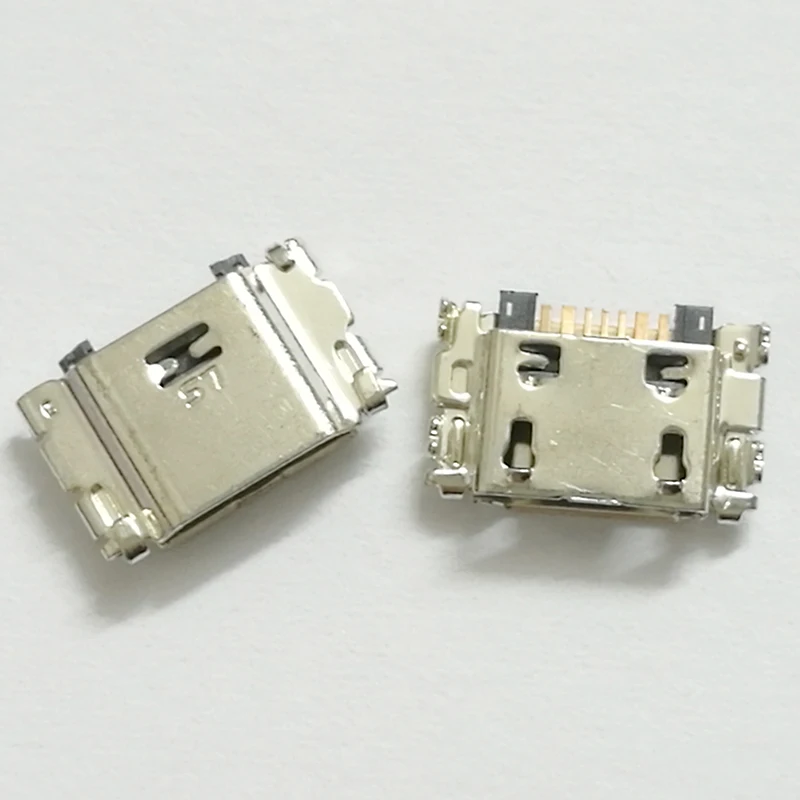 10 шт./лот Micro USB разъем для зарядного порта устройства Док станция Samsung J5 J500 SM J1 J100 J3