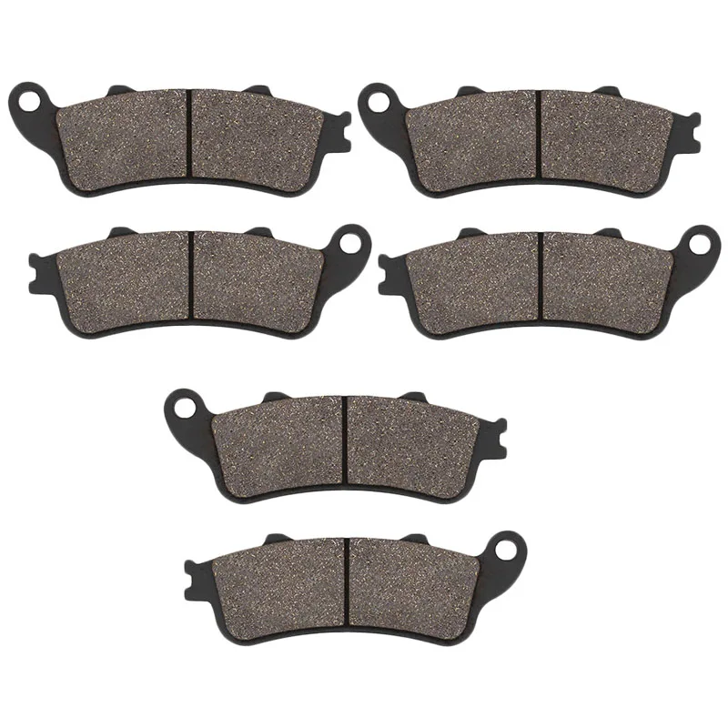 3pairs Передние и задние тормозные колодки для Honda VFR800 VFR 800 Interceptor CB1100 CBR1100XX Blackbird ST1100 ST1300 GL1800 Goldwing GL 1800 - Цвет: 3pairs