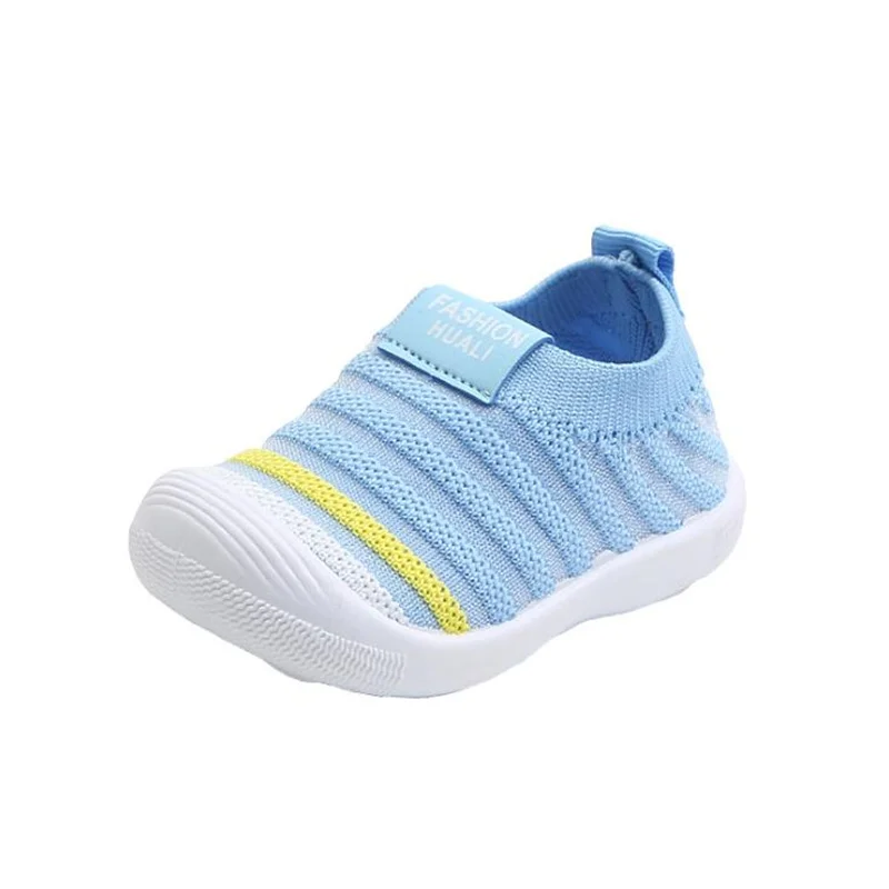 

Baby Boys Grils Toddler Shoe 0-2 Years Old Soft-Soled Non-Slip Knitted socks 16-21 2Colors TX08