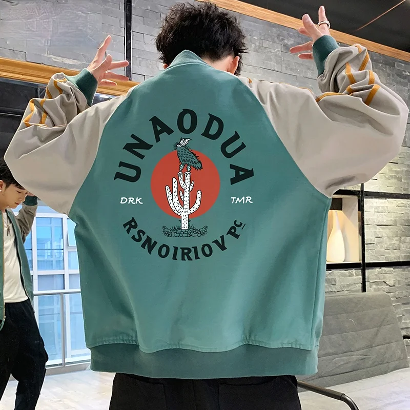 Мужская куртка весенне осенняя трендовый МУЖСКОЙ БЕЙСБОЛЬНЫЙ костюм спортивный