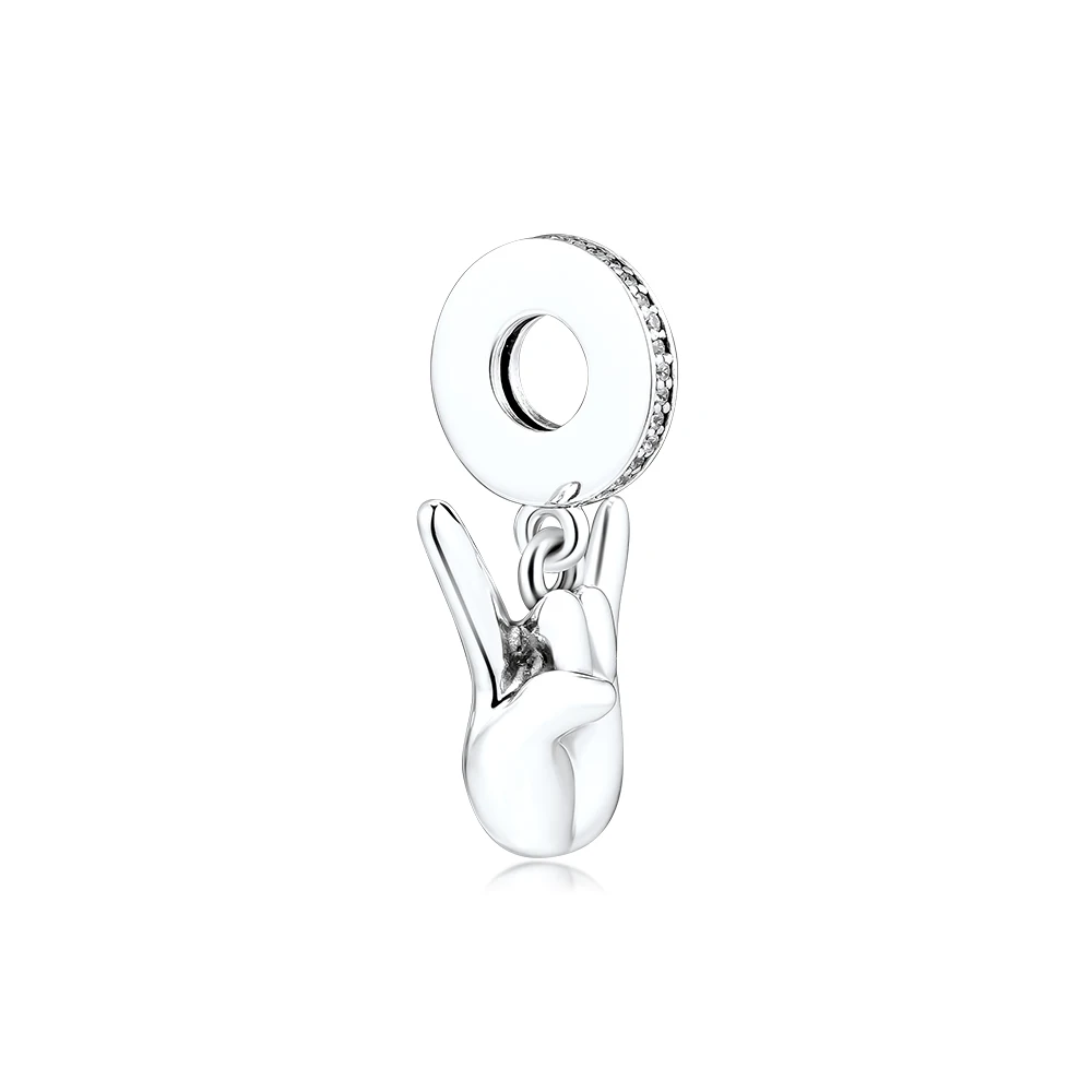 DIY Fits for Pandora Charms Bracelets Win Beads with Clear CZ 100% 925 Sterling-Silver-Jewelry Free Shipping | Украшения и