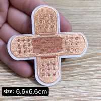 bandage patch on clothes embroidery repair patches cartoon iron on patches for clothing jacket cartoon small glue sticker