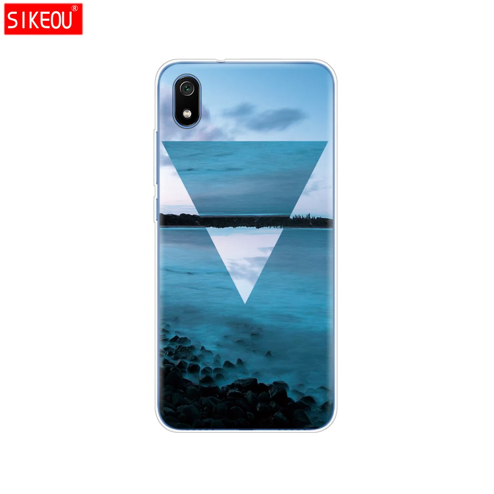 33808 Силиконовый чехол для xiaomi redmi 7a Чехлы Защитная мягкая задняя крышка из ТПУ на redmi 7 a бампер hongmi 7a чехол для телефона coque - Color: 33808