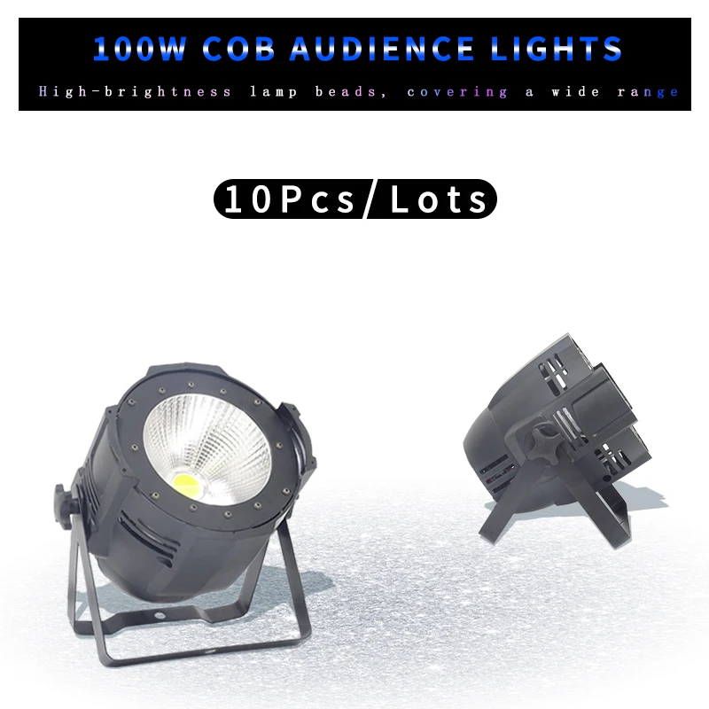 

10 шт./партия, сцсветильник прожектор Par COB, 100 Вт