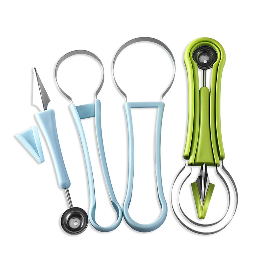 2 набора шариков для дыни нож фруктов резак арбуза ложка выкапывания мороженого и