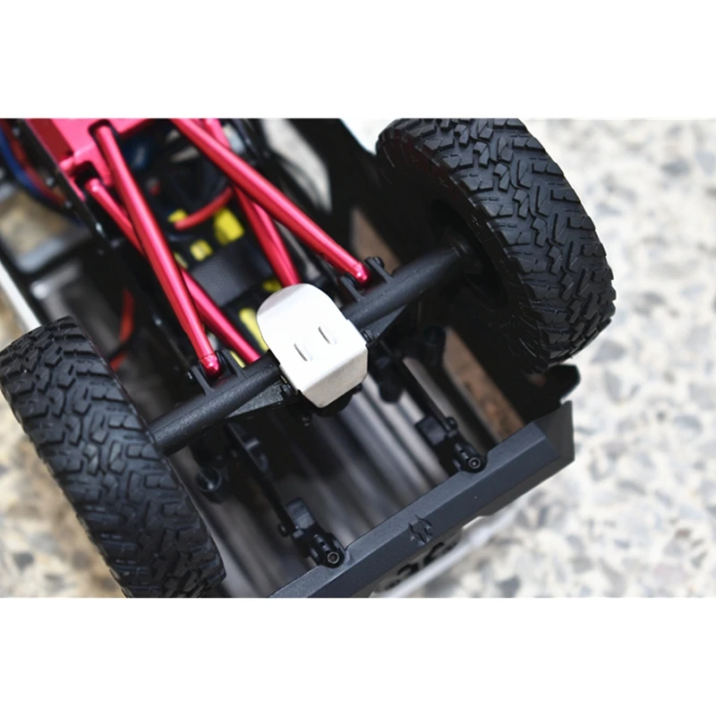 Защита оси коробки передач из нержавеющей стали для 1/24 RC Crawler Axial SCX24 AXI90081 AXI00002