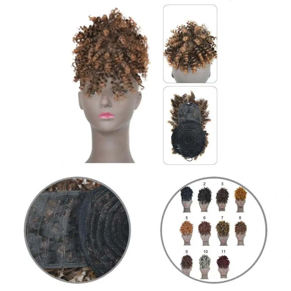 

Женские парики, пушистые экологически чистые парики для наращивания волос с защитой от завязывания