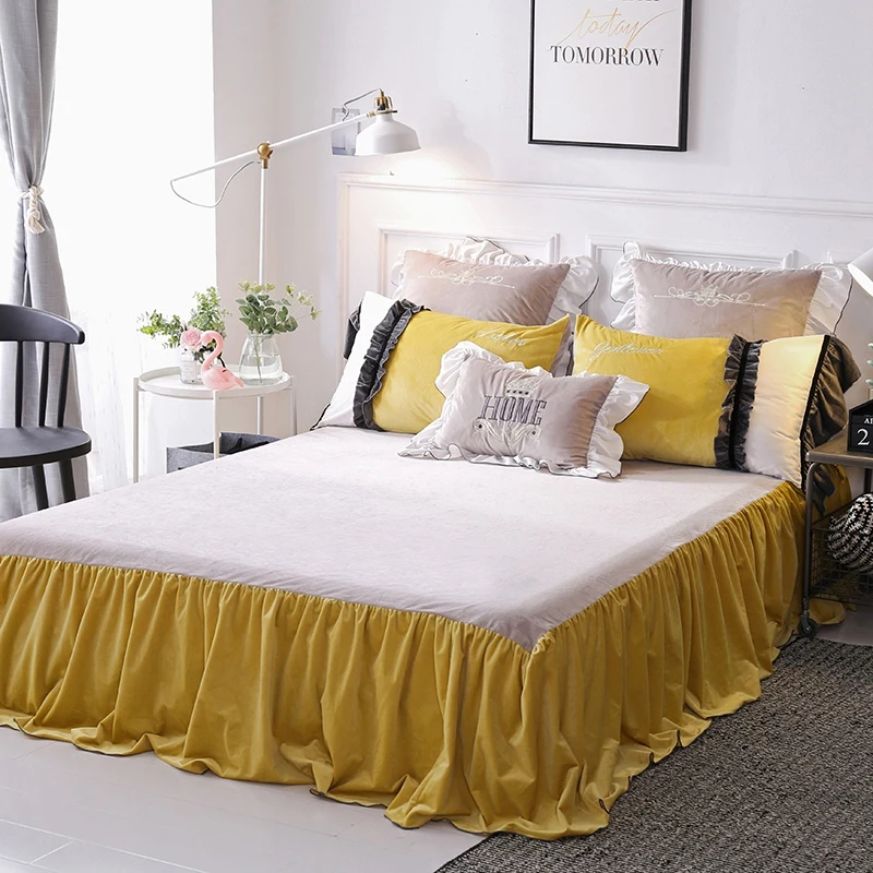 4 шт. фланелевые пододеяльники и юбка | Дом сад