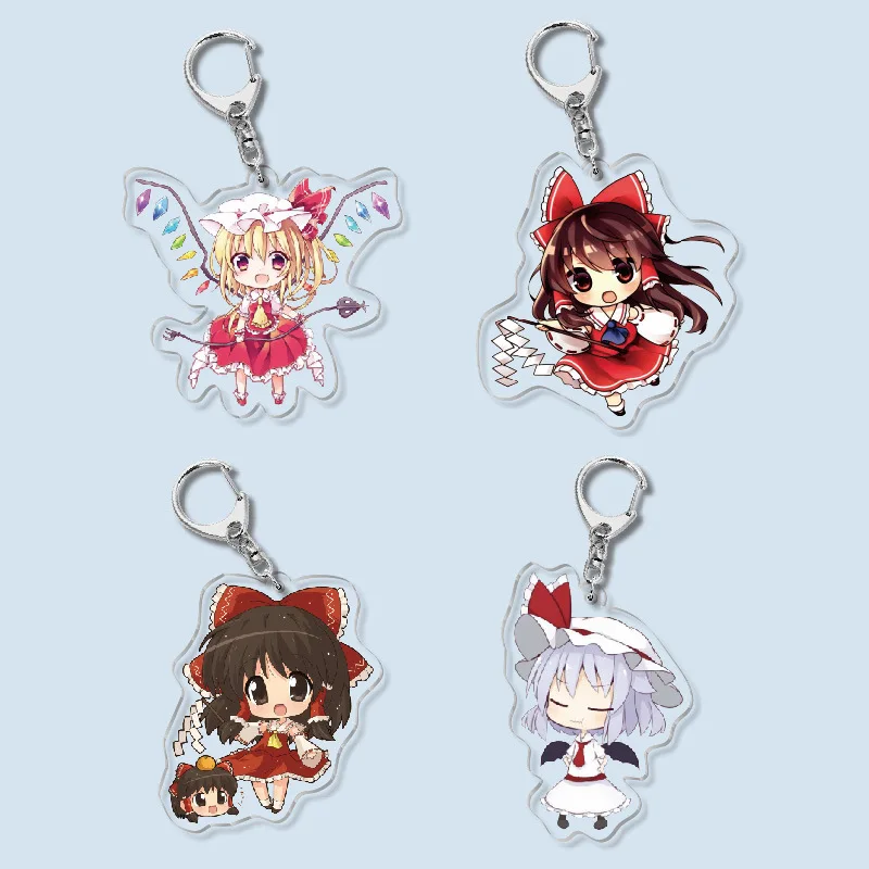 Милая акриловая фигурка Аниме TouHou Project Hakurei Reimu брелок украшение Коллекционная