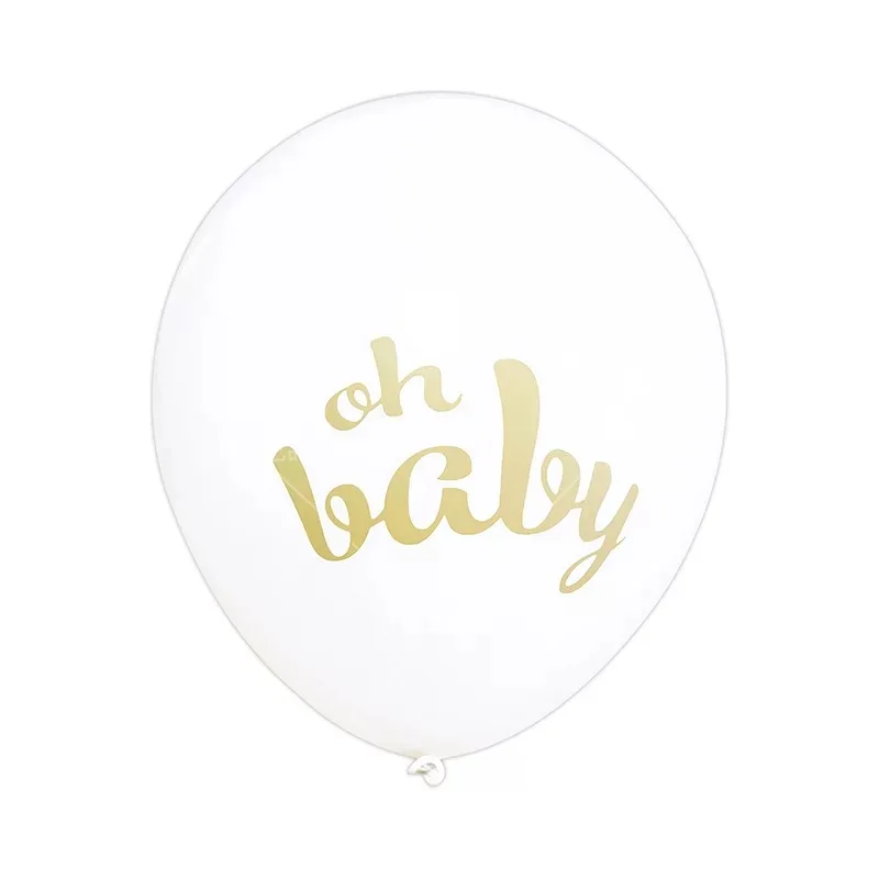 10 шт. латексный воздушный шар для мальчиков или девочек с буквенным принтом