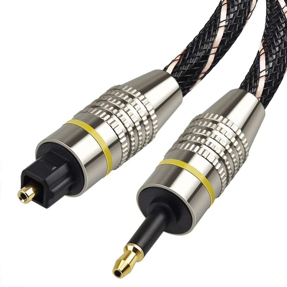 

Digital Sound Toslink to Mini Toslink Cable 3.5mm SPDIF Optical Cable 3.5 to Optical Audio Cable Adapter 1m 10m