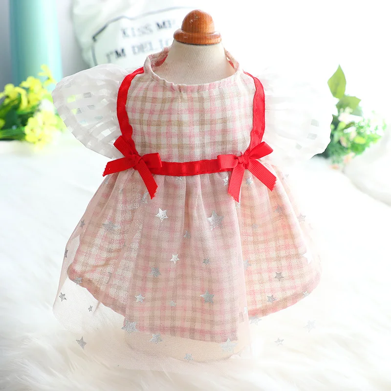 Распродажа платья принцессы для маленьких животных собак летние дешевые XS XL с