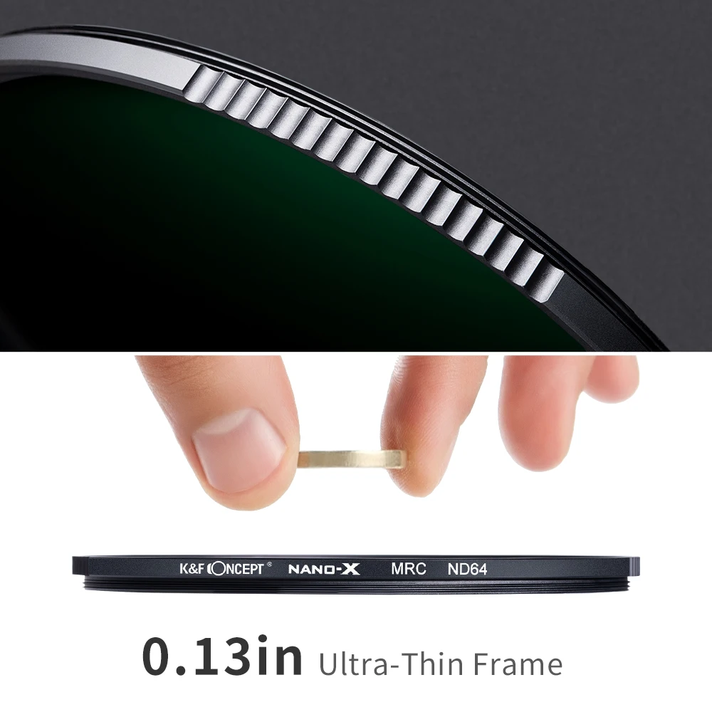 Фиксированный фильтр ND64 K&ampF Concept 49-82 мм