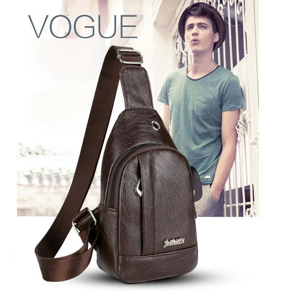 Сумка мессенджер Мужская из мягкой кожи с USB зарядкой|Сумки-кроссбоди| |