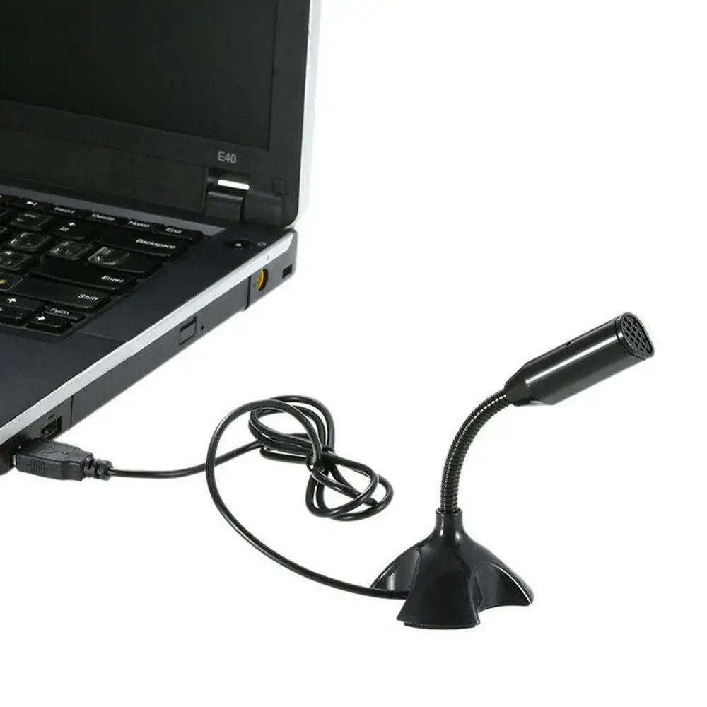 Мини USB Студийный микрофон для речи регулируемый ноутбука Подставка с держателем