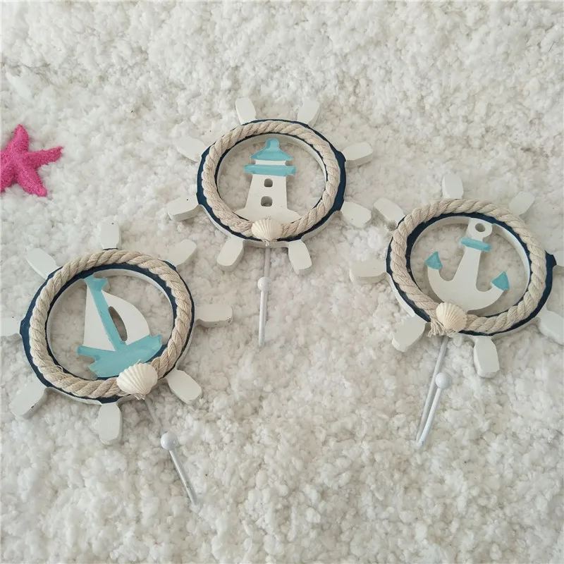 CHENN морская тема украшение для вечеринки деревянный руль спасательный круг