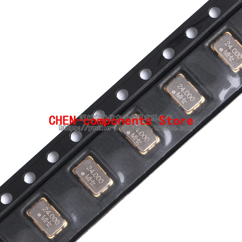 

5 шт. SMD Active Crystal 5032 24,000 МГц 25 стр./мин 3,3 В 5,0*3,2 мм 4 фута