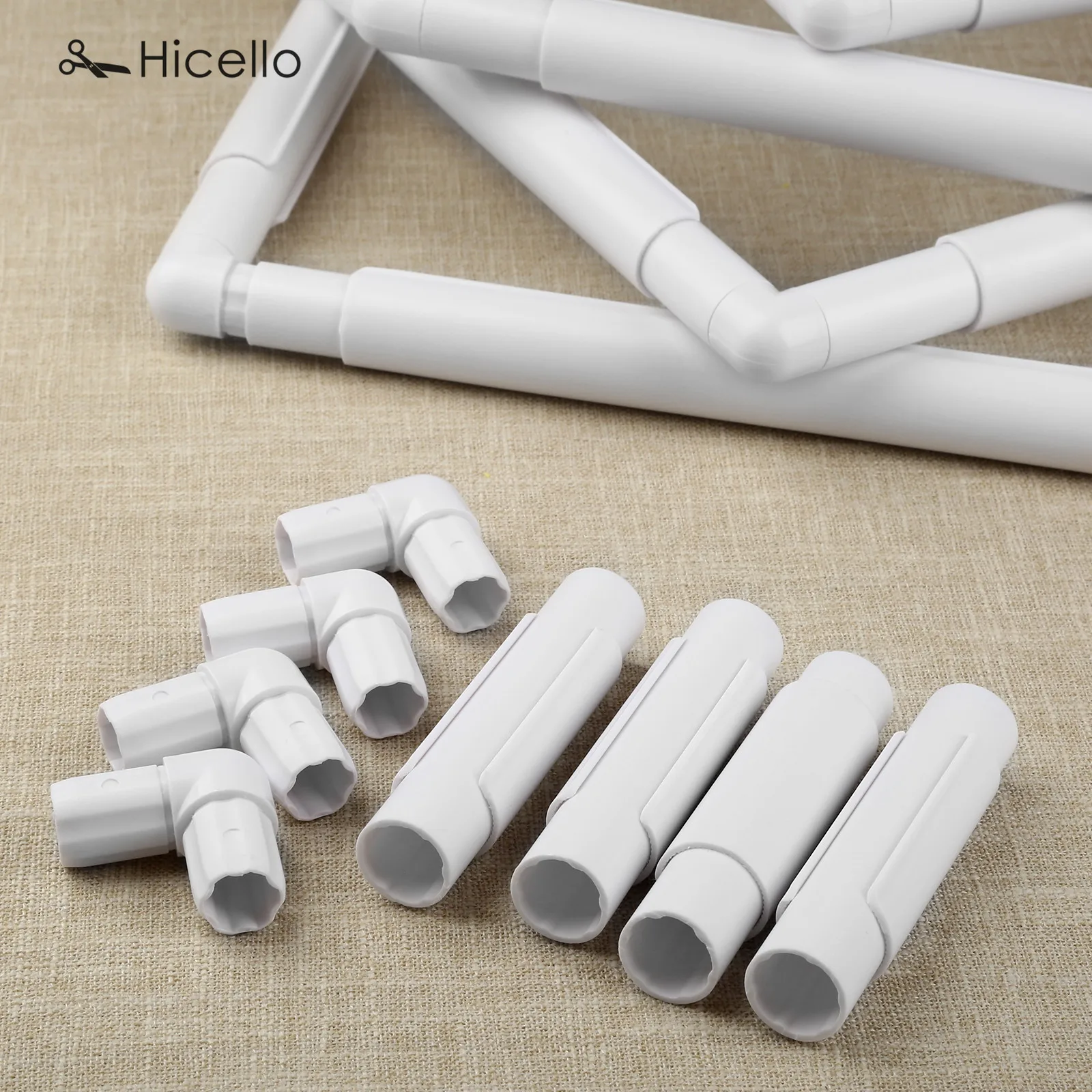 1pc Embroidery Plastic Frame Hoop Cross Stitch Handhold Square White Sewing Craft DIY Tool Professional quilting sewing tools | Дом и сад