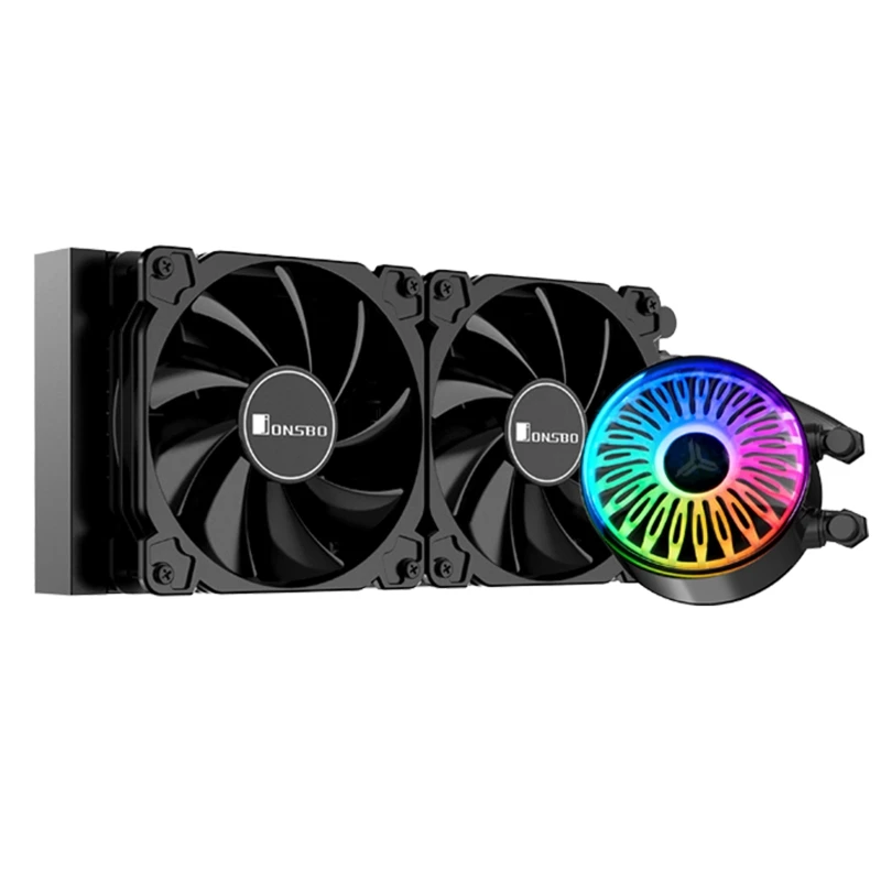 

240 CPU Water Cooling Computer Cooler Fan 5V 3Pin ARGB Heatsink Radiator Silent WXTB