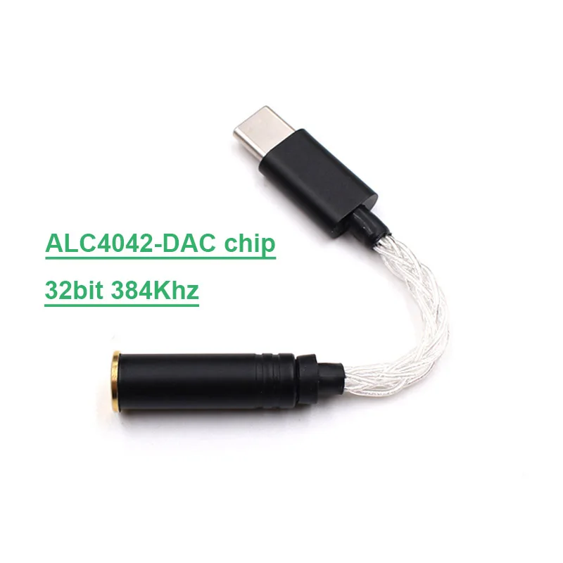 Аудиоадаптер USB Type C Lusya адаптер для зарядки наушников 3 5 мм 4 2 стереоразъем 38 бит