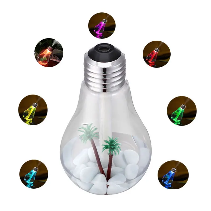 Красочная подсветка лампа для увлажнителя воздуха ультразвуковой увлажнитель с