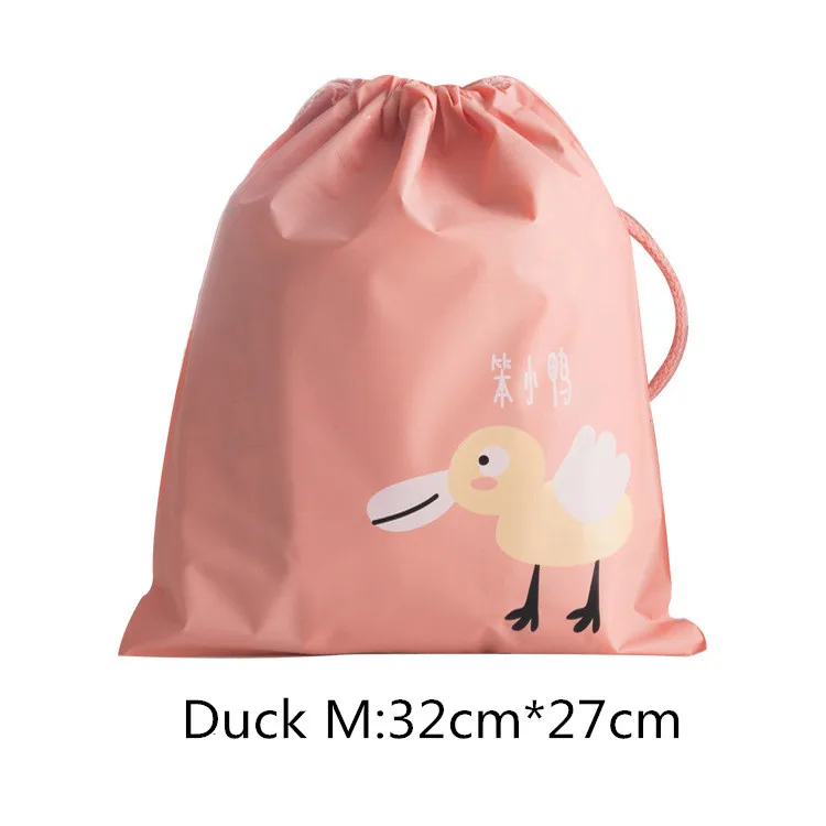 Duck M 1 шт. гидроизоляционные Мультяшные животные для новорожденных, украшения в спальню, напечатанные кровати, сумки-бампер, одежда для детей, игрушки, органайзер, бампер в кроватку - Цвет: Duck M