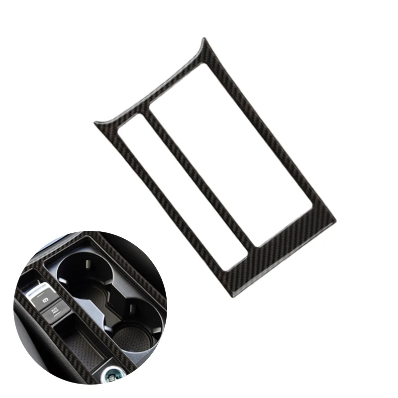 

For VW Golf 7 MK7 VII 2013 2014 2015 2016 2017 Carbon Fiber Car Water Cup Holder Panel Cover