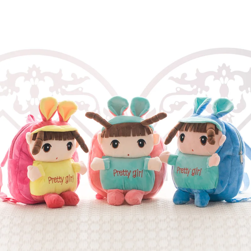 Плюшевые рюкзаки для девочек милые школьные ранцы Размером 25 см детей детские
