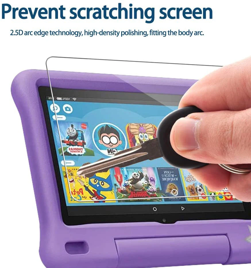 Для Amazon Fire HD 8 Kids (10 е поколение 2020) 9H планшет премиум класса прозрачное закаленное