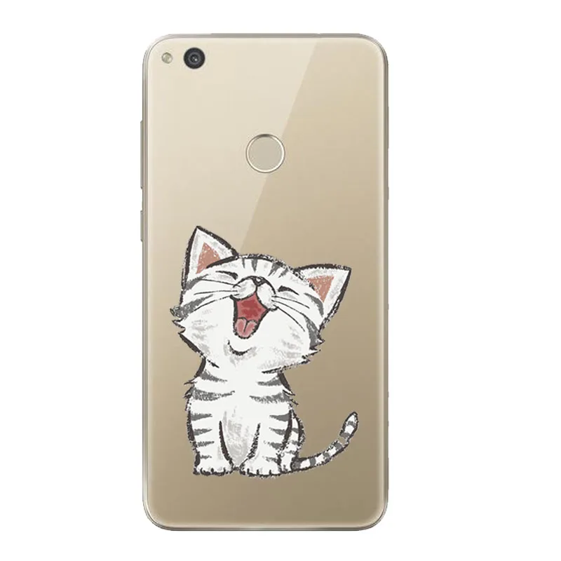 DS-LOVEHUI Silicone Case Huawei Honor 8 Lite Cover 5.2" Ascend P8 2017 Soft TPU Phone Shell P9 |