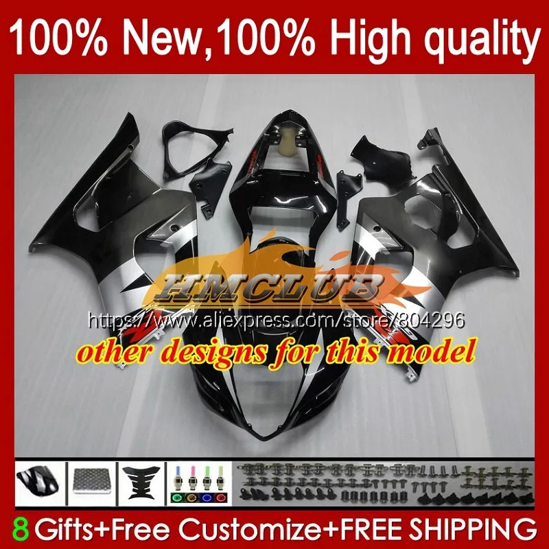 Корпус для SUZUKI GSXR 1000 CC 1000CC K3 GSXR1000 33No.106 GSXR-1000 GSX R1000 03 04 GSX-R1000 2003 Orange blk 2004 обтекатели |