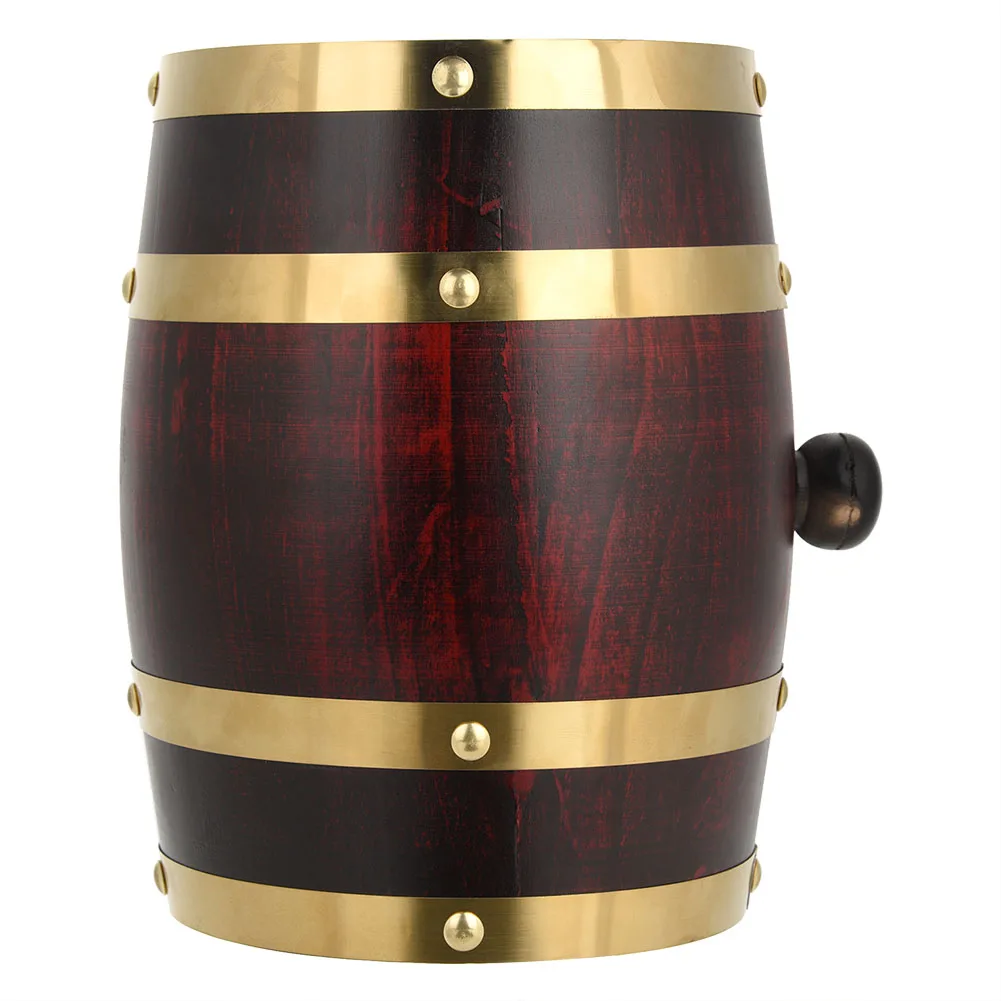 

1.5L Vintage Wood Oak Timber Wine Barrel for Beer Whiskey Rum Port